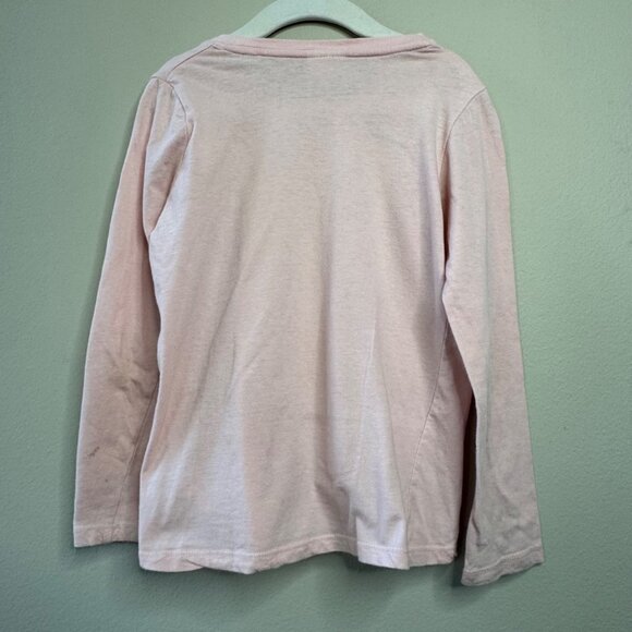 SEED HERITAGE Bunny Rabbit T-Shirt Girls 6 Easter Flip Sequins Tee Top Pink Girl - Picture 3 of 8